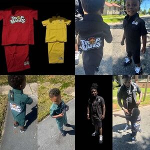 Kids Matching Set - Red, Yellow, Green, Black